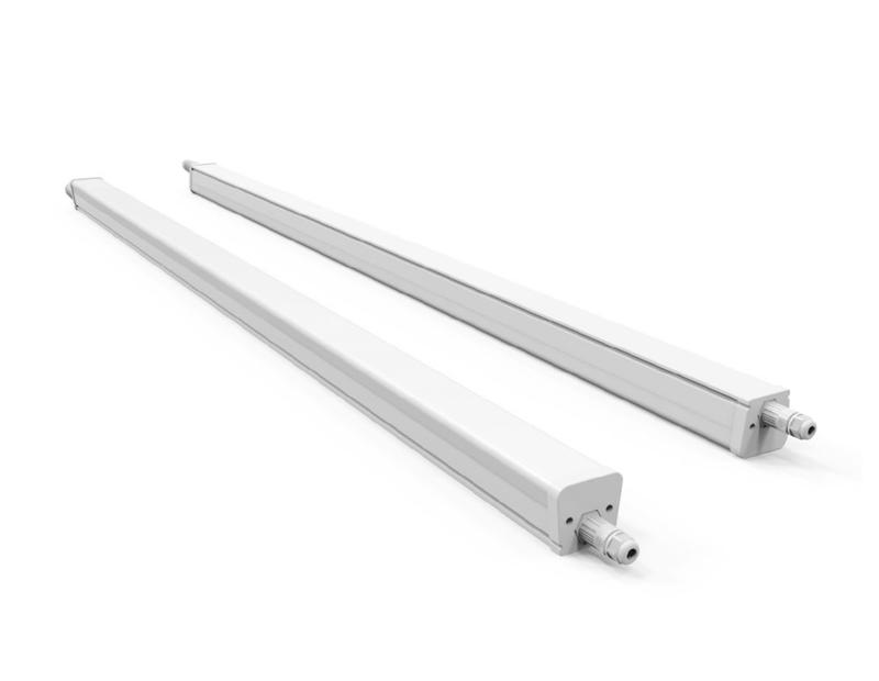 Светильник светодиодный ДСП WP 10 C 36W OP 840 L1200 G2 1144х62х57мм 36Вт 4000К IP65 бел. Русский Свет 27071025244