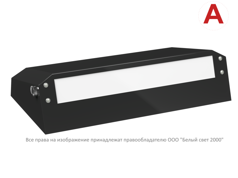 Светильник BS-CUSTOS-51-L1-INEXI2 4000К Black аварийный черн. Белый свет a32346