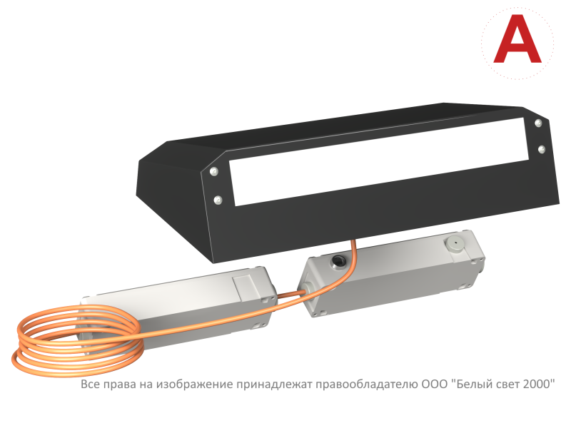Светильник BS-CUSTOS-51-L1-INEXI3-AUTOTEST-MSS3 4000К Black (-60) аварийный черн. Белый свет a32396