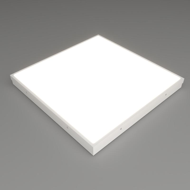 Светильник светодиодный RVE-PLANK-595-TG-IP54 38Вт 4000К IP54 4200лм 595х595х48мм CRI90 квадрат Армстронг закален. стекло бел. RVElektro RVE00021810