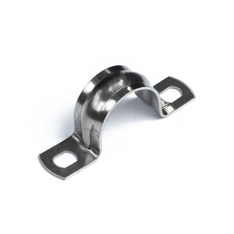 Скоба металлическая двухлапковая СМД(INOX) d25-26мм (уп.20шт) Промрукав PR08.20749