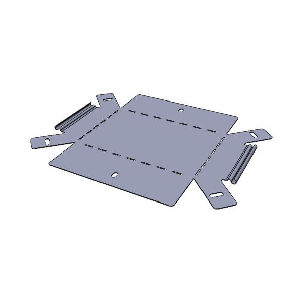 Угол для лотка вертикал. внутр. 45град. 100х300 плоский EKF vi45100300-FL