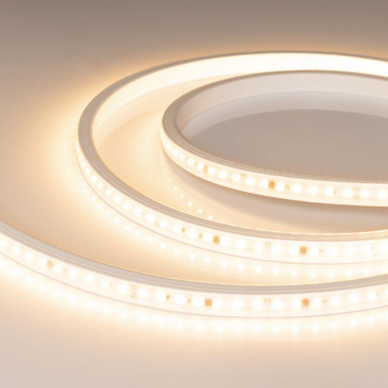 Лента светодиодная ARL-PV-A84-17mm 230В Warm 3000К 14Вт/м IP65 FlickerFree герметичная (уп.30м) Arlight 054684