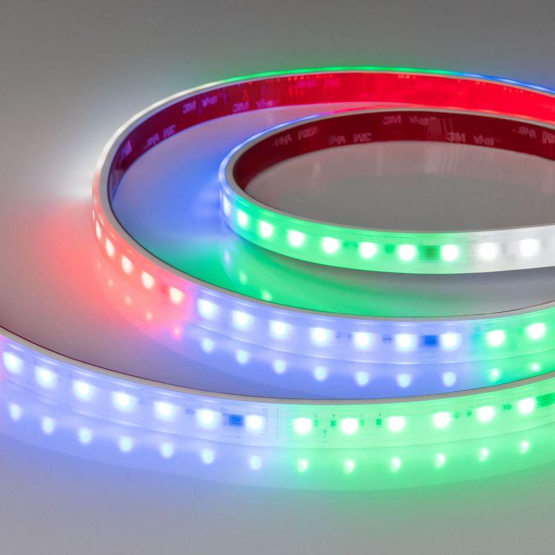 Лента светодиодная DMX-PS-B70-14mm 24В RGBW-White-PX7 17Вт/м IP67 5060 CRI>90 герметичная (уп.5м) Arlight 056719