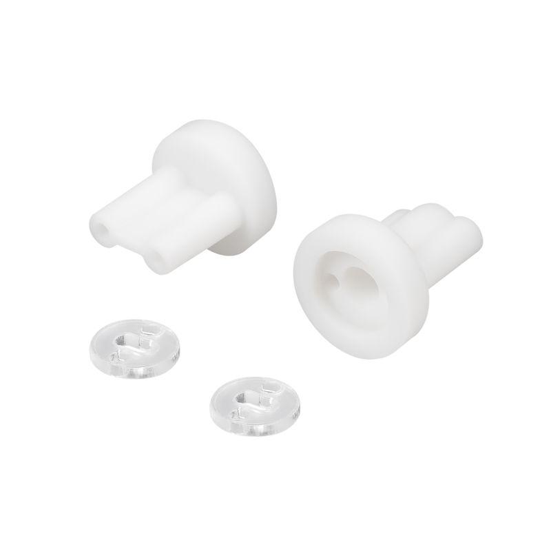 Заглушка ARL-WAVE-18х15-S-CAP-SET-WH пластик бел. (комплект) Arlight 052652