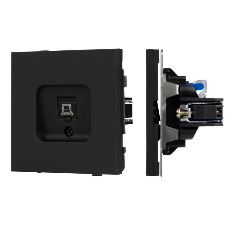 Розетка компьютерная SCT-TENDO-MPC1-SFPL-BK RJ45 кат.6 механизм Arlight 054591