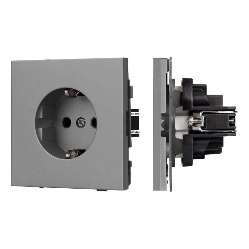 Розетка SCT-TENDO-MEU1-PL-GR 16А 230В механизм Arlight 054080