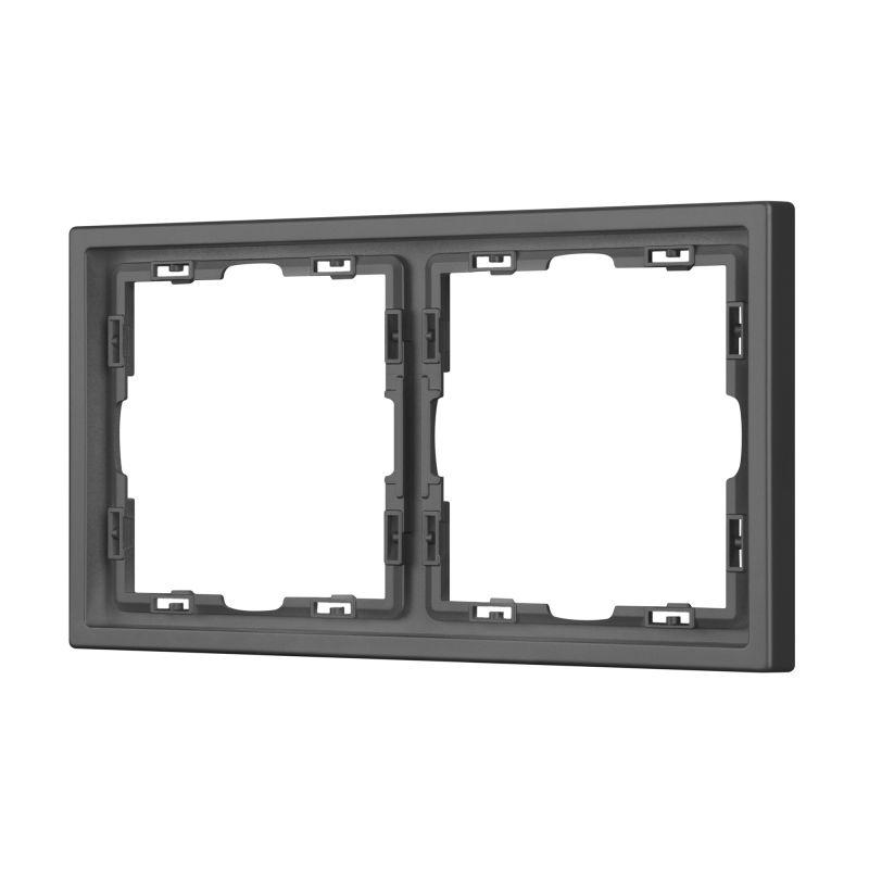 Рамка 2-м FRM-NOBE-SFPL-2-GR пластик. сер. Arlight 054218