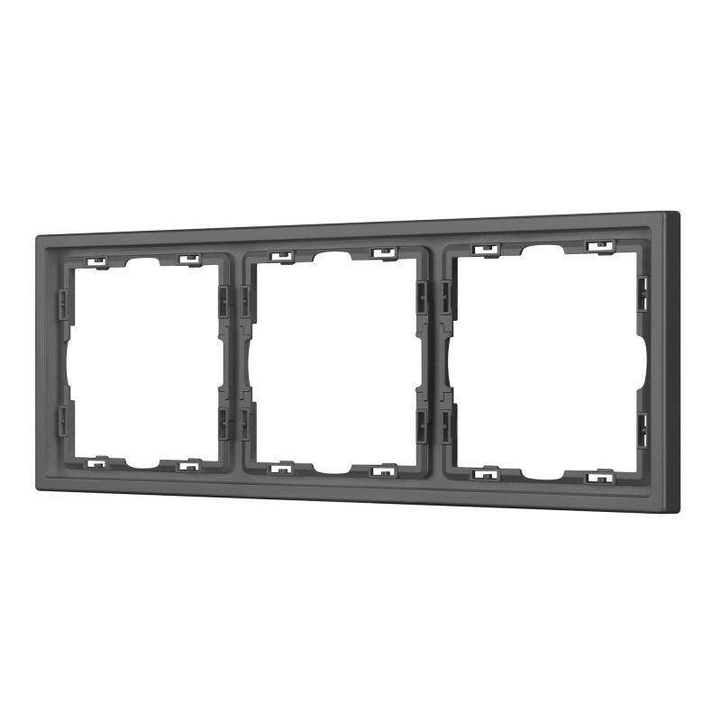 Рамка 3-м FRM-NOBE-SFPL-3-GR пластик. сер. Arlight 054222