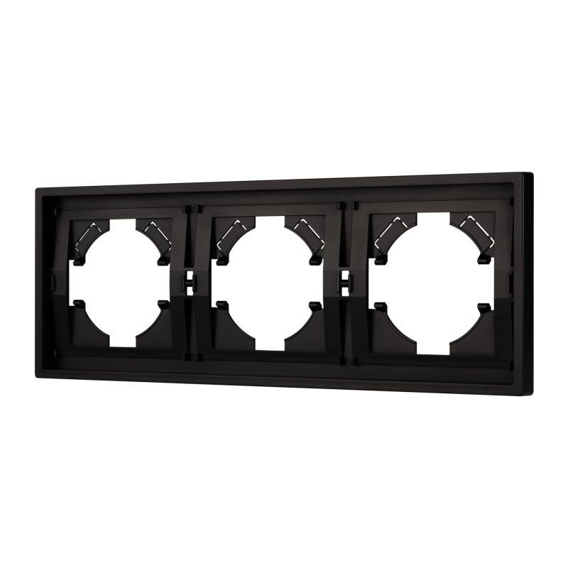 Рамка 3-м FRM-TENDO-PL-3-BK пластик. черн. Arlight 053844