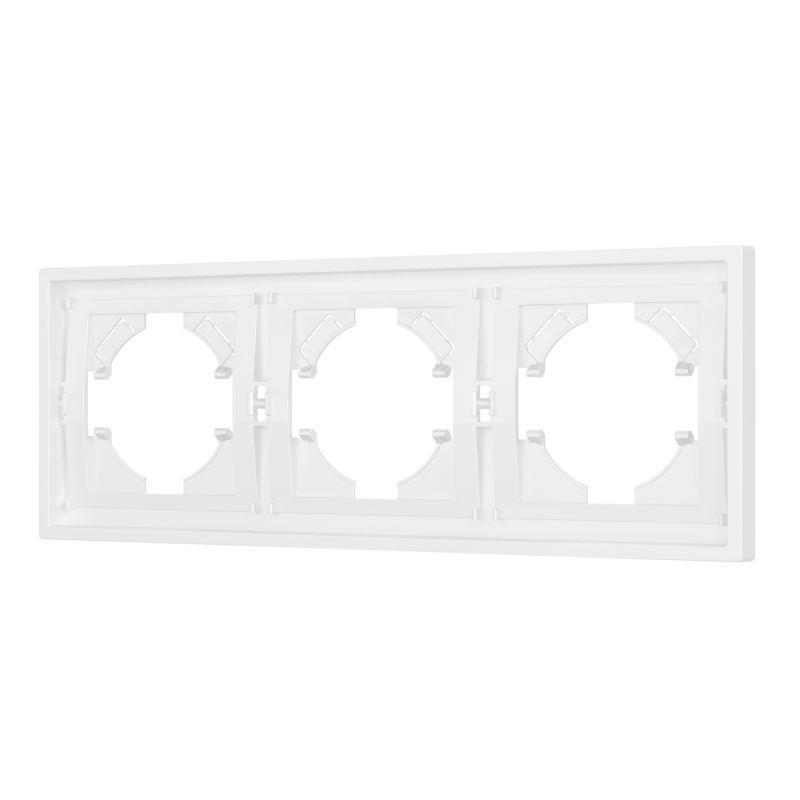 Рамка 3-м FRM-TENDO-PL-3-WH пластик. бел. Arlight 053843