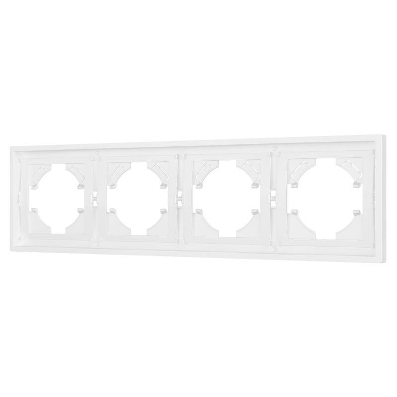 Рамка 4-м FRM-TENDO-PL-4-WH пластик. бел. Arlight 053847