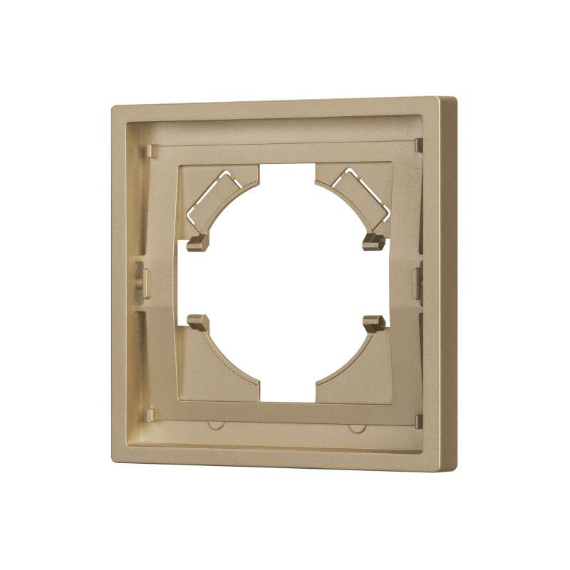 Рамка 1-м FRM-TENDO-SFPL-1-GD пластик. зол. Arlight 054643