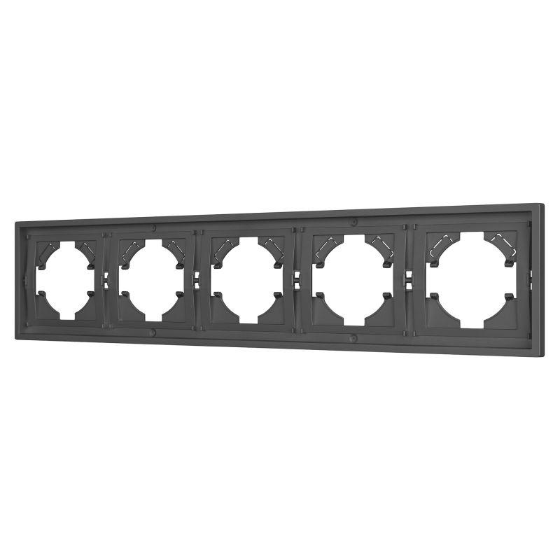 Рамка 5-м FRM-TENDO-SFPL-5-GR пластик. сер. Arlight 054659