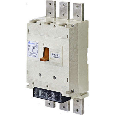 Выключатель автоматический 3п 1000А ВА53-41-344710-20 УХЛ3 690В НР=220В AC Cu шина Контактор 1003229