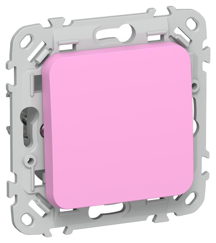 Выключатель кнопочный 1-кл. СП FLITE ВС11-2-0-ФлПр 10А механизм пурпур. IEK FI-V14-0-10-1-K99