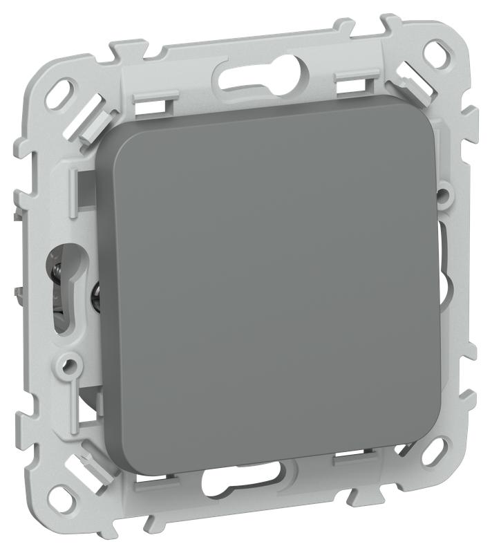 Выключатель перекрестный 1-кл. СП FLITE ВС71-1-0-ФлМА 10А механизм мокрый асфальт IEK FI-V13-0-10-K80