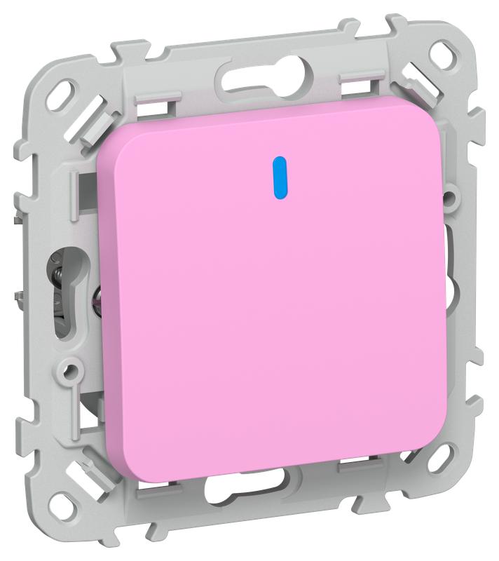 Выключатель 1-кл. СП FLITE ВС11-1-1-ФлПр 10А с индикацией механизм пурпур. IEK FI-V10-1-10-1-K99