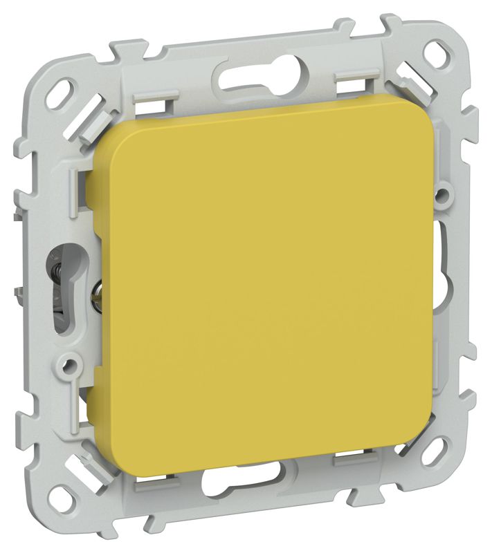 Заглушка СП FLITE ЗГ-ФлЖК с суппортом механизм желт. карри IEK FI-PL10-K44