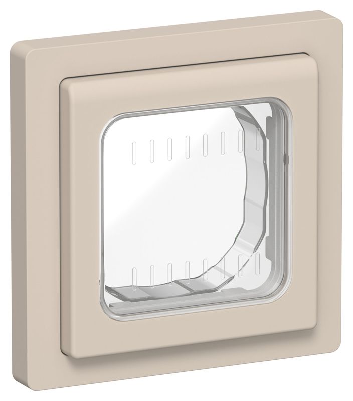 Рамка 1-м СП FLITE Рпро-1-55-ФлЛ IP55 льняной IEK FI-M10-32-55-K88