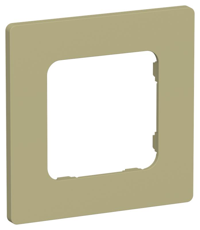 Рамка 1-м СП FLITE РУ-1-К-ФлО олив. IEK FI-M12-32-20-K26