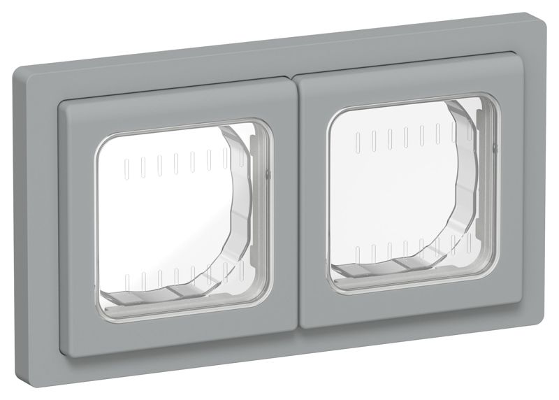 Рамка 2-м СП FLITE Рпро-2-55-ФлС IP55 сер. IEK FI-M20-32-55-K03