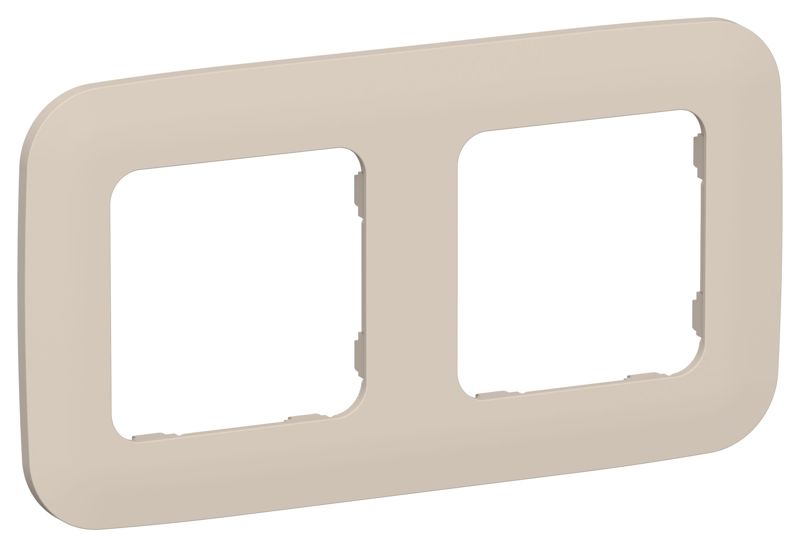 Рамка 2-м СП FLITE РУ-2-А-ФлЛ льняной IEK FI-M22-31-20-K88