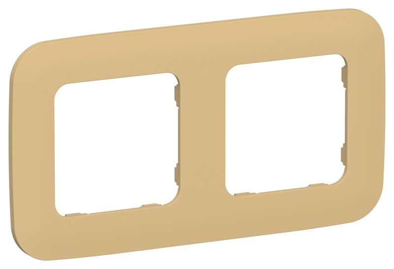 Рамка 2-м СП FLITE РУ-2-А-ФлШм шамуа IEK FI-M22-31-20-K89