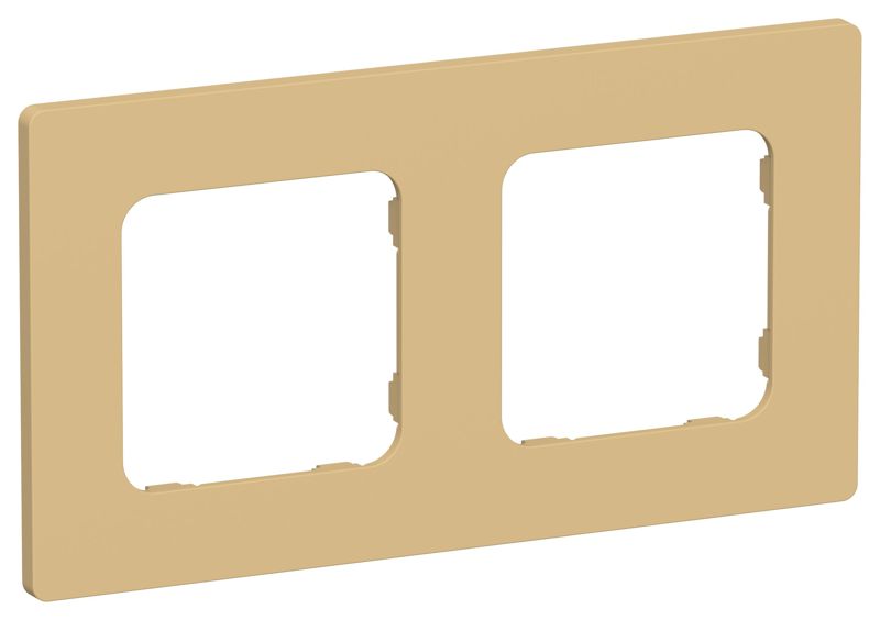 Рамка 2-м СП FLITE РУ-2-К-ФлШм шамуа IEK FI-M22-32-20-K89