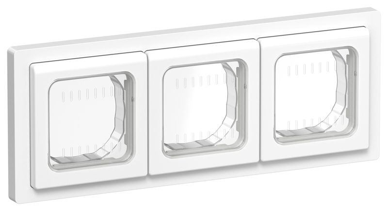 Рамка 3-м СП FLITE Рпро-3-55-ФлБ IP55 бел. IEK FI-M30-32-55-K01