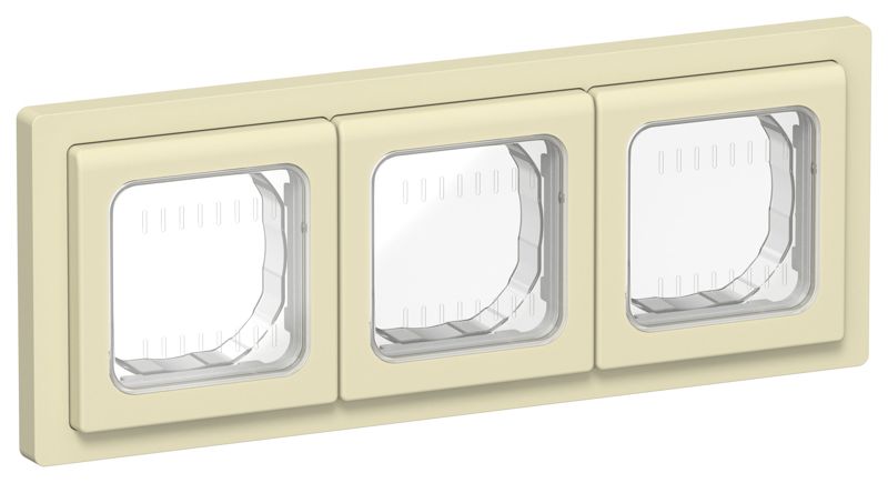 Рамка 3-м СП FLITE Рпро-3-55-ФлН IP55 навахо IEK FI-M30-32-55-K87