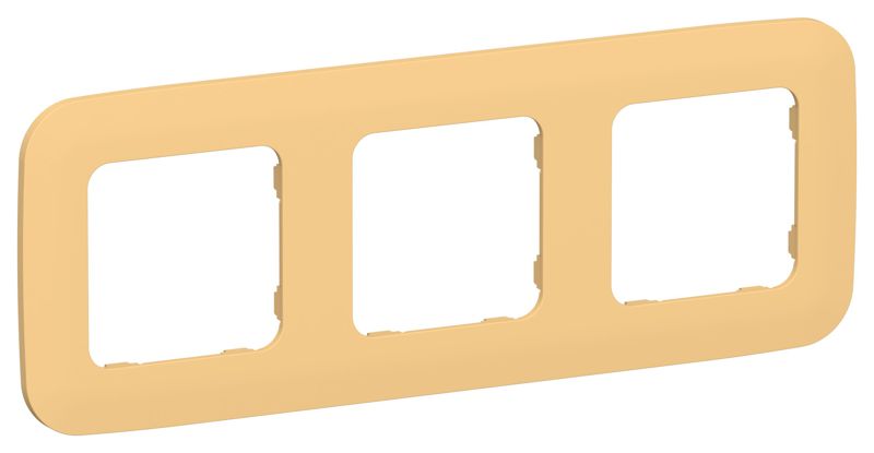 Рамка 3-м СП FLITE РУ-3-А-ФлЗ золотарник IEK FI-M32-31-20-K90