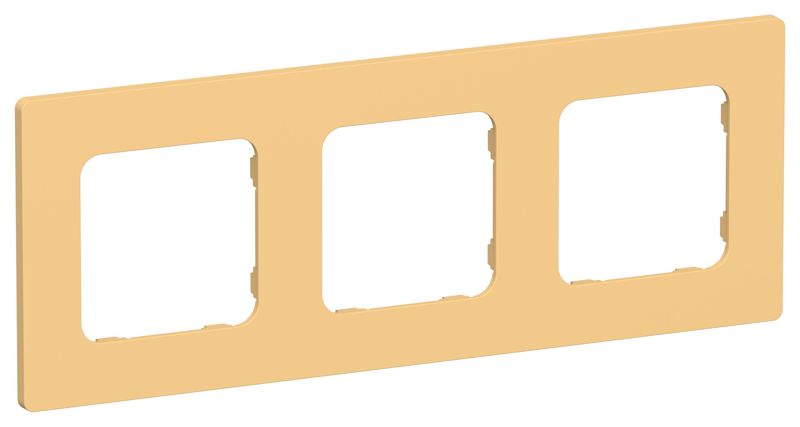 Рамка 3-м СП FLITE РУ-3-К-ФлЗ золотарник IEK FI-M32-32-20-K90