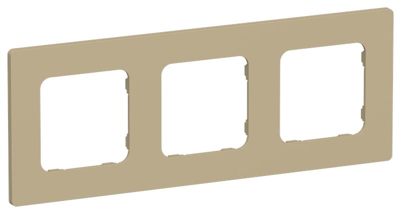Рамка 3-м СП FLITE РУ-3-К-ФлХ хаки IEK FI-M32-32-20-K59