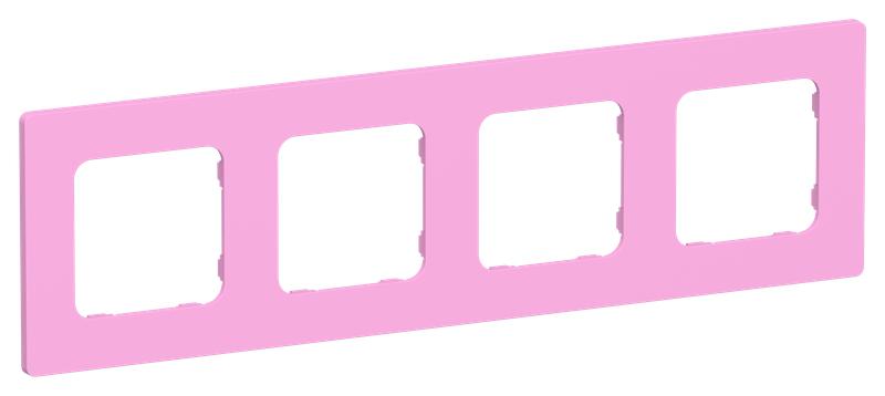 Рамка 4-м СП FLITE РУ-4-К-ФлПр пурпур. IEK FI-M42-32-20-K99