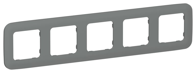 Рамка 5-м СП FLITE РУ-5-А-ФлМА мокрый асфальт IEK FI-M52-31-20-K80
