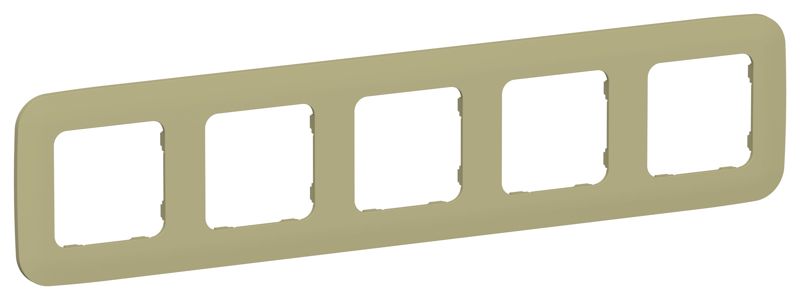 Рамка 5-м СП FLITE РУ-5-А-ФлО олив. IEK FI-M52-31-20-K26