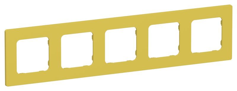 Рамка 5-м СП FLITE РУ-5-К-ФлЖК желт. карри IEK FI-M52-32-20-K44
