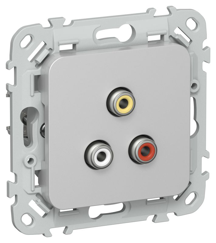Розетка RCA СП FLITE РАрса-ФлА механизм алюм. IEK FI-R10-K47