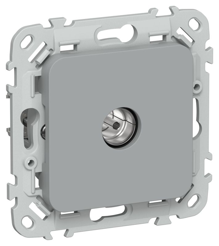 Розетка телевизионная проходная СП FLITE РТВм-1-1-2-ФлС тип M экранир. механизм сер. IEK FI-A13-P-K03