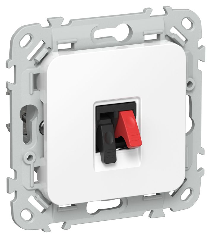 Розетка аудио СП FLITE РА-1-ФлБ механизм бел. IEK FI-S10-K01