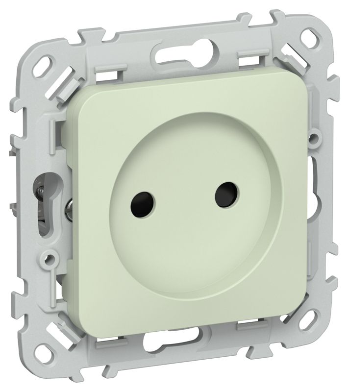 Розетка СП FLITE РСш01-0-ФлП 10А без заземл. с защ. шторками механизм панг IEK FI-R13-10-K92