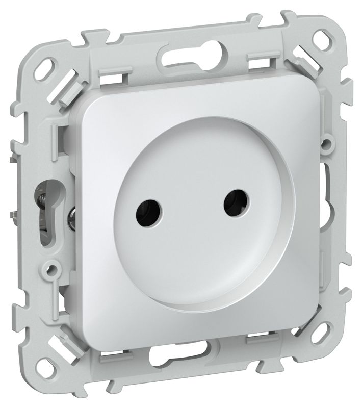 Розетка СП FLITE РС01-0-ФлЖ 10А без заземл. без защ. шторок механизм жемчуж. IEK FI-R10-10-K36