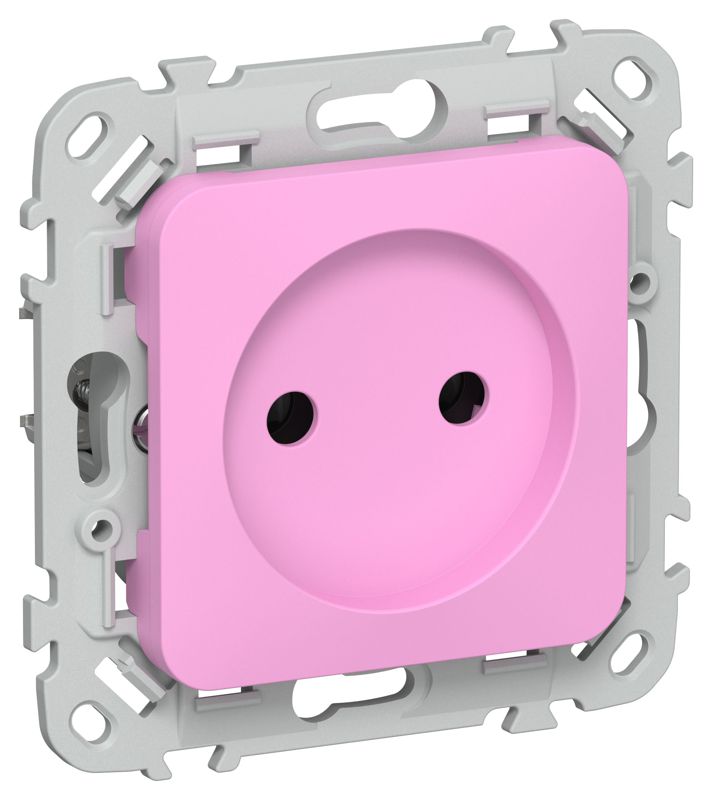 Розетка СП FLITE РС01-0-ФлПр 10А без заземл. без защ. шторок механизм пурпур. IEK FI-R10-10-K99