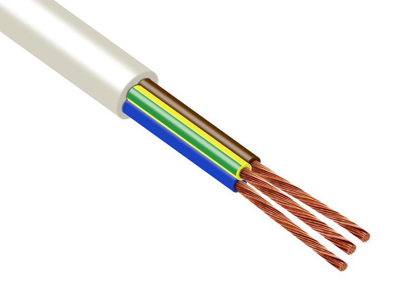 Провод TOKOV ELECTRIC ПВС 3х0.75 (2х0.75+1х0.75) 380В Б (уп.50м) 1945438