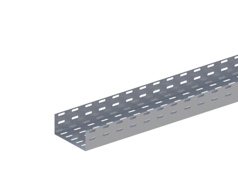 Лоток прямой перфорир. 150х85 L2000 сталь 0.55мм ЛМс-П цУТ2.5 СОЭМИ Н0122111503