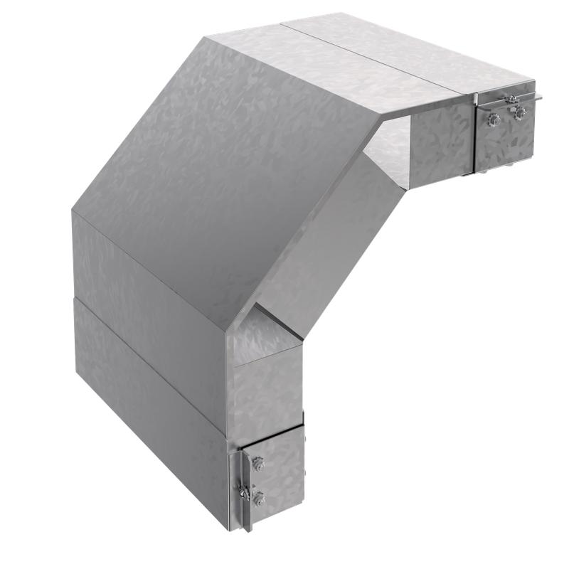 Короб угловой вниз 90град. 100х100 сталь 1.5мм КУ90Н.100.100.455.1.5.1 СОЭМИ Н7244110271