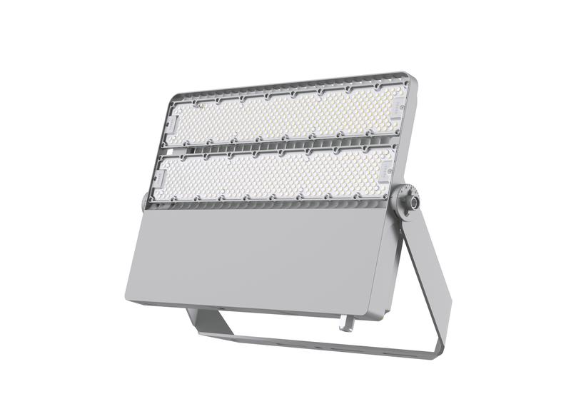 Прожектор светодиодный СДО FL 22 C 400W AM1 840 GR 589х60х474мм 400Вт 4000К IP66 уличный сер. Русский Свет 30082225188