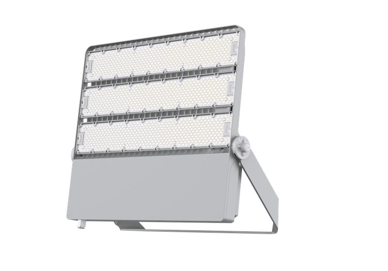 Прожектор светодиодный СДО FL 22 C 600W N1 850 GR 589х60х570мм 600Вт 5000К IP66 уличный сер. Русский Свет 30082225199