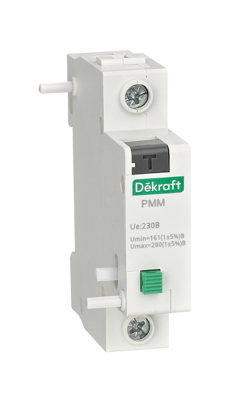 Расцепитель максимального/минимального напряжения Umin=161В Umax=280В РММ-201 DEKraft 18132DEK